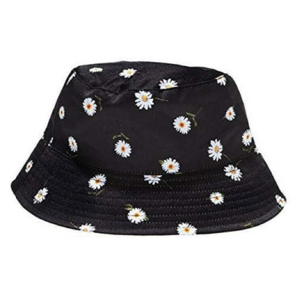 Alice and Olivia Womans Reversible Daisy Spring Summer Bucket‎ Hat New